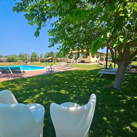 Large Mediterranea In The Heart Of Coral Shore With Swimming Pool Large Garden With Palm Trees * Alghero